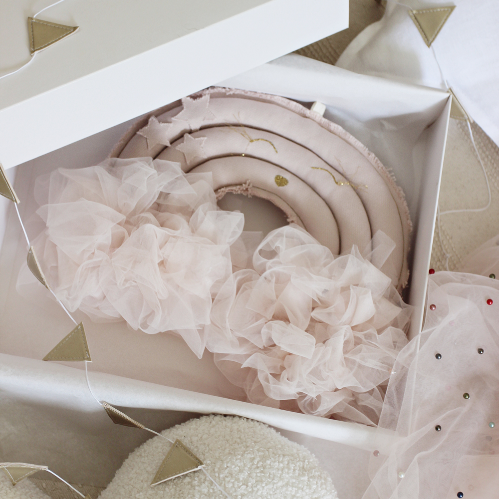 Cotton & Sweets Grace Arc-en-ciel mobile Powder Pink