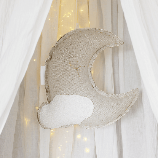 Cotton & Sweets Louis Lune mobile Natural Linen