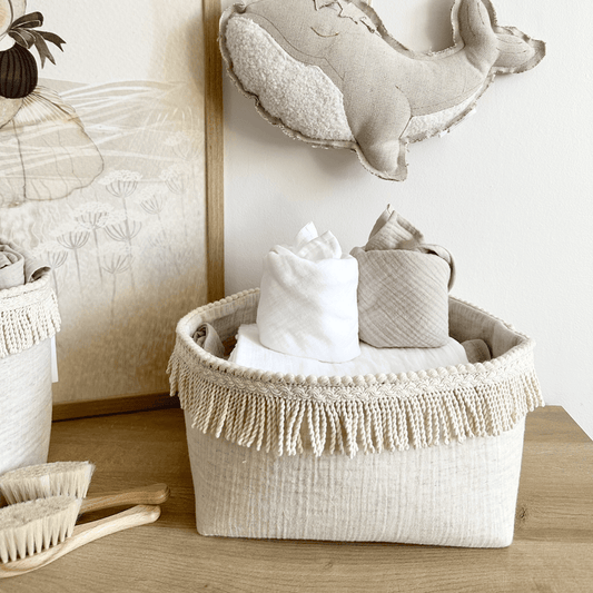 The Boho Twist Natural Care Basket Square
