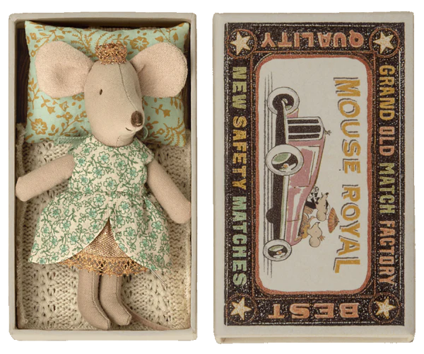 Maileg Princess mouse little sister in matchbox