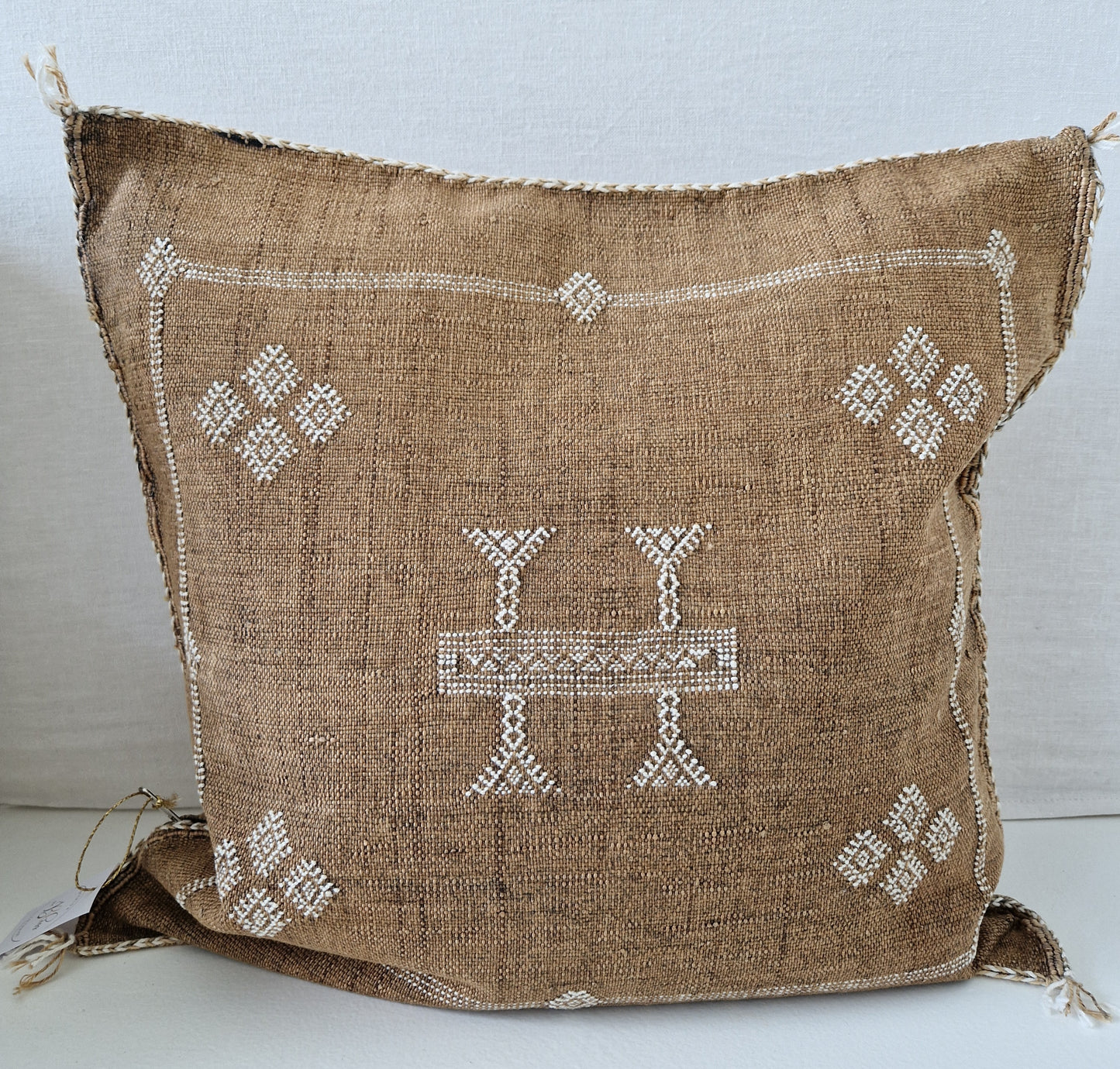 Sabra Silk cushion cover Brown