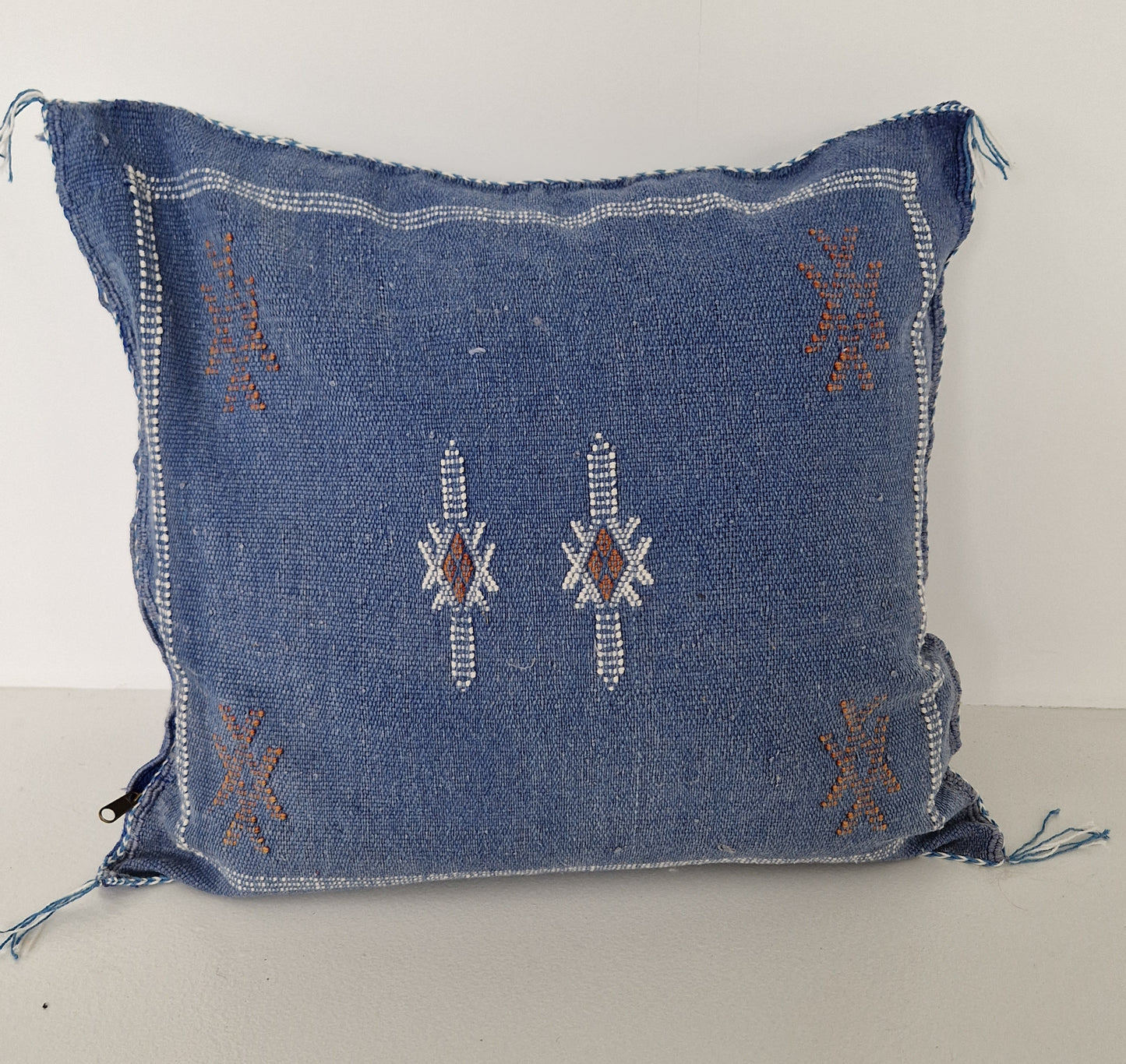Sabra Silk cushion cover Blue