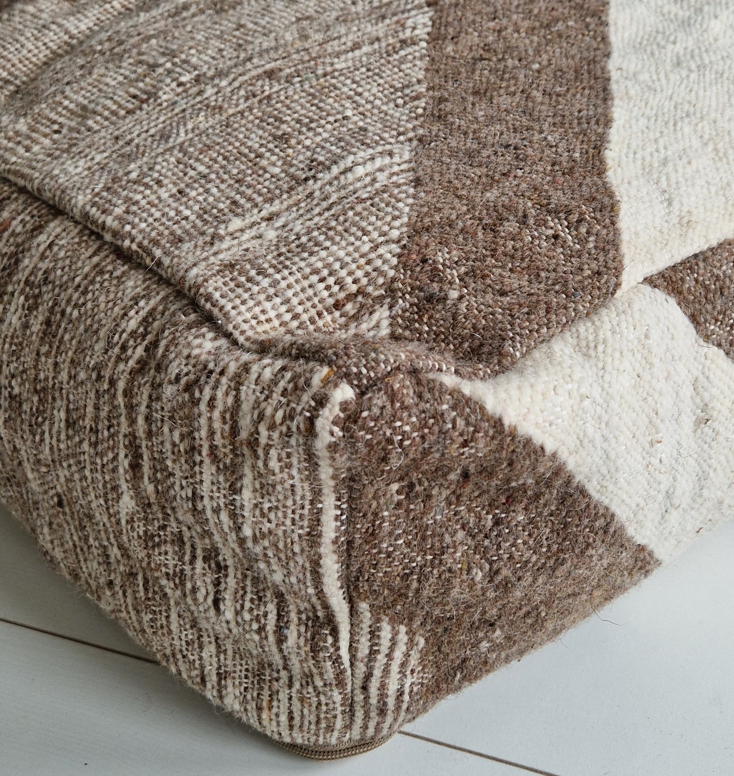 Moroccan Vintage Kelim Floor Cushion #6
