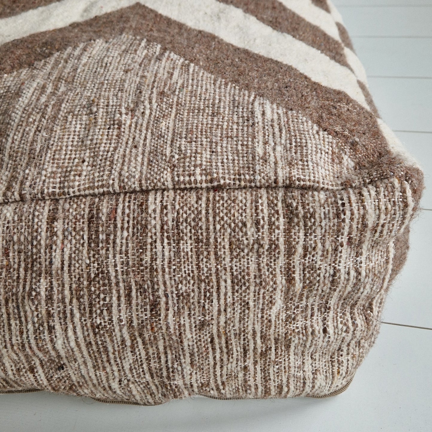 Moroccan Vintage Kelim Floor Cushion #6