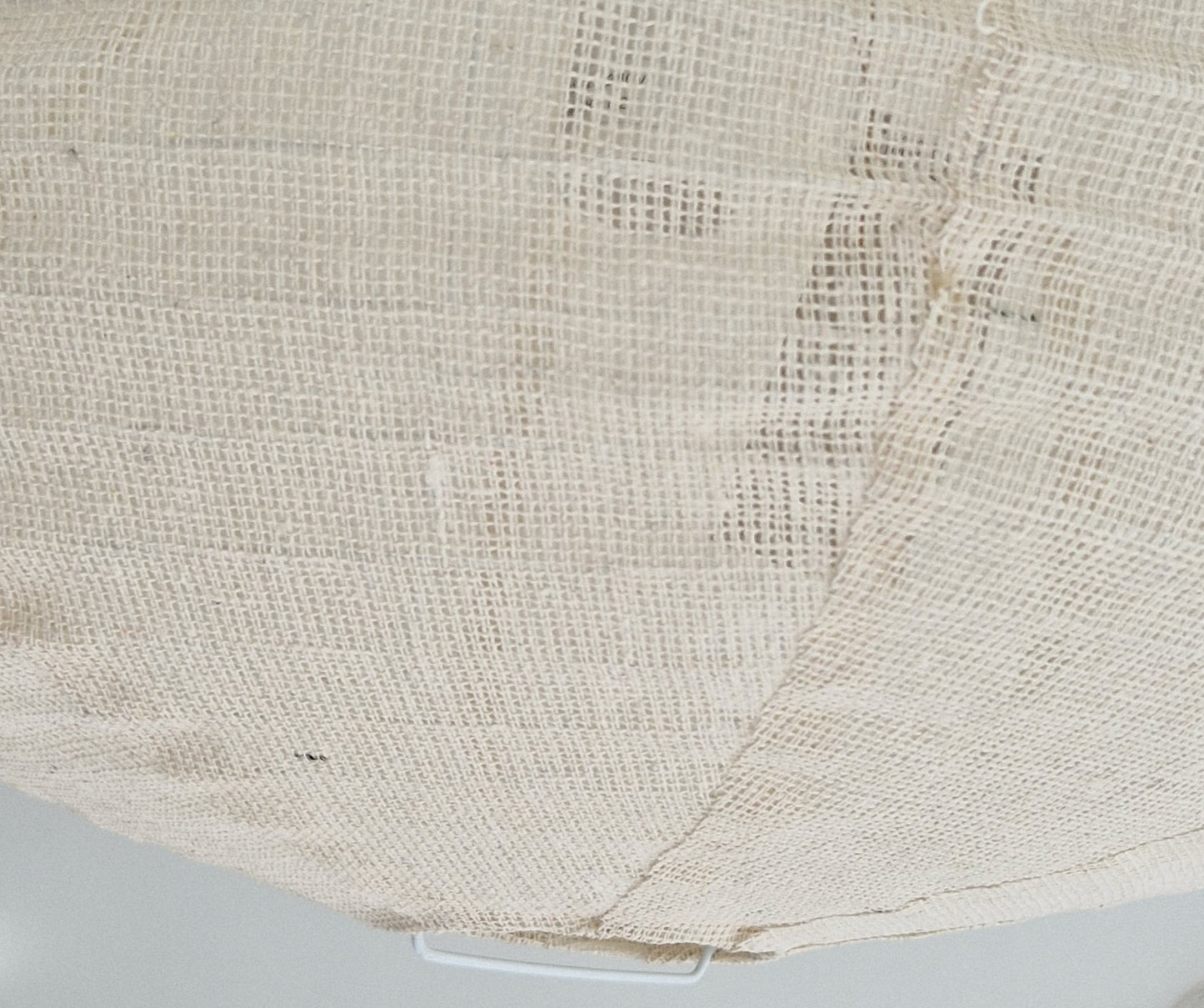 Linen lantern hanging lamp Lara