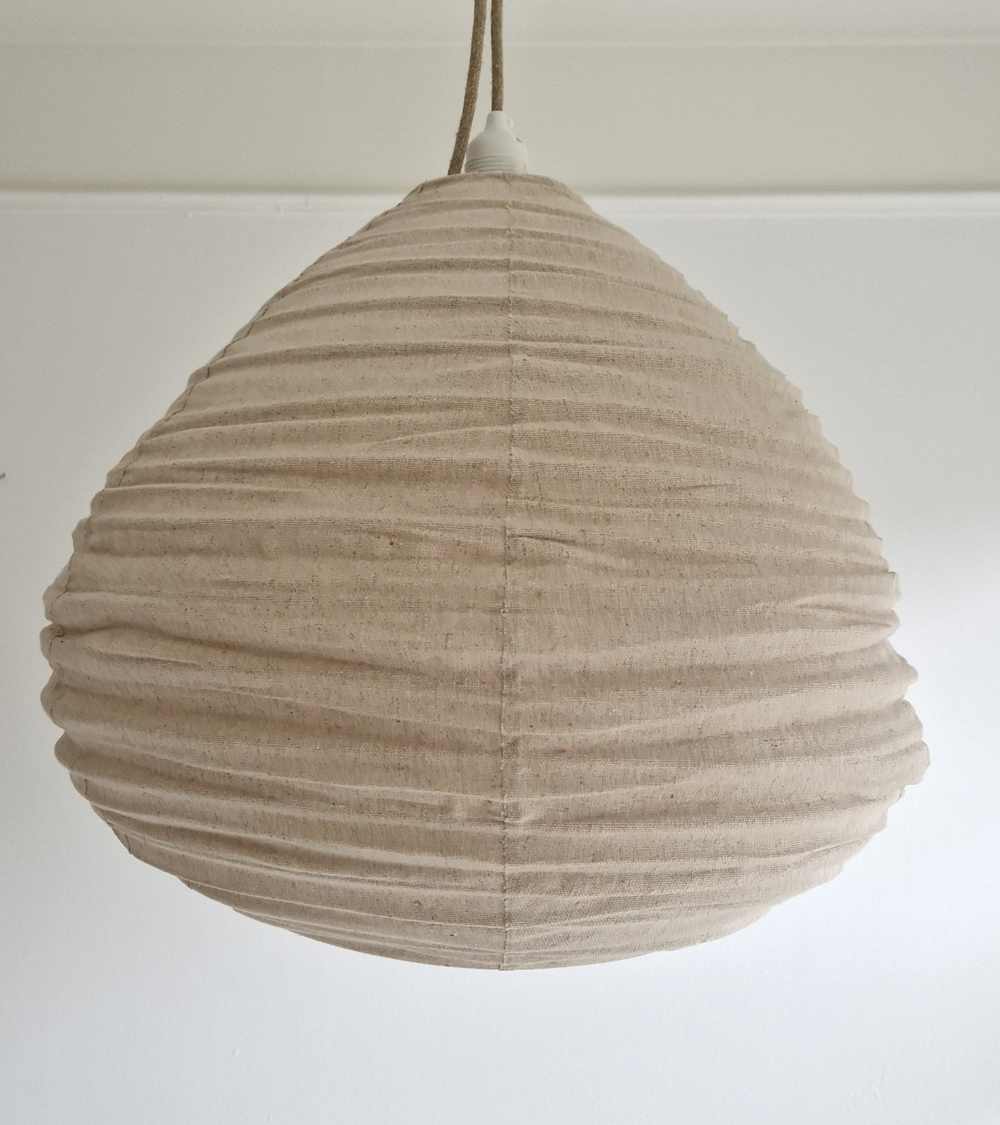 Lantern lamp Natural linen