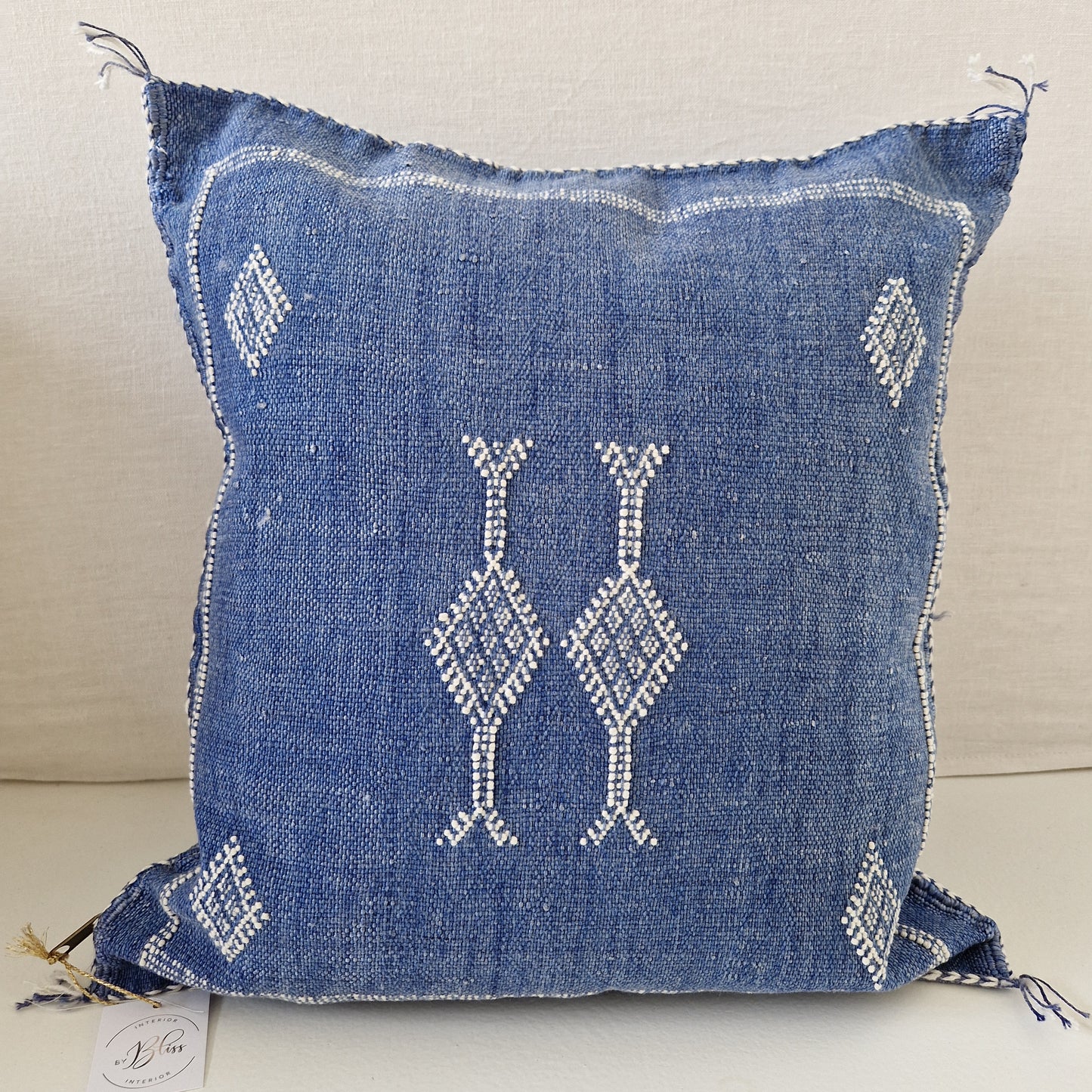 Sabra Silk cushion cover Blue