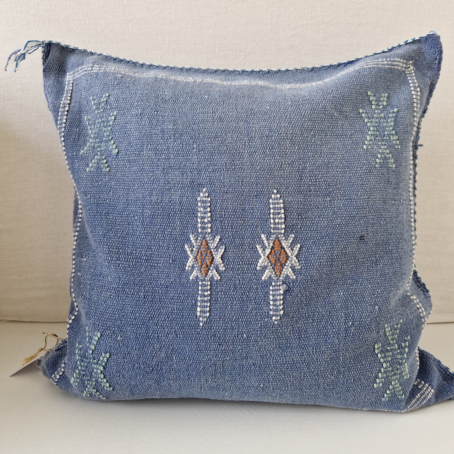 Sabra Silk cushion cover Blue