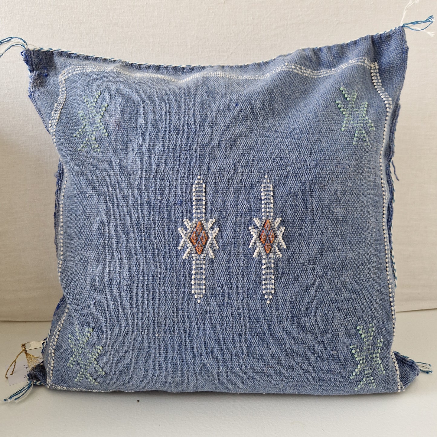 Sabra Silk cushion cover Blue