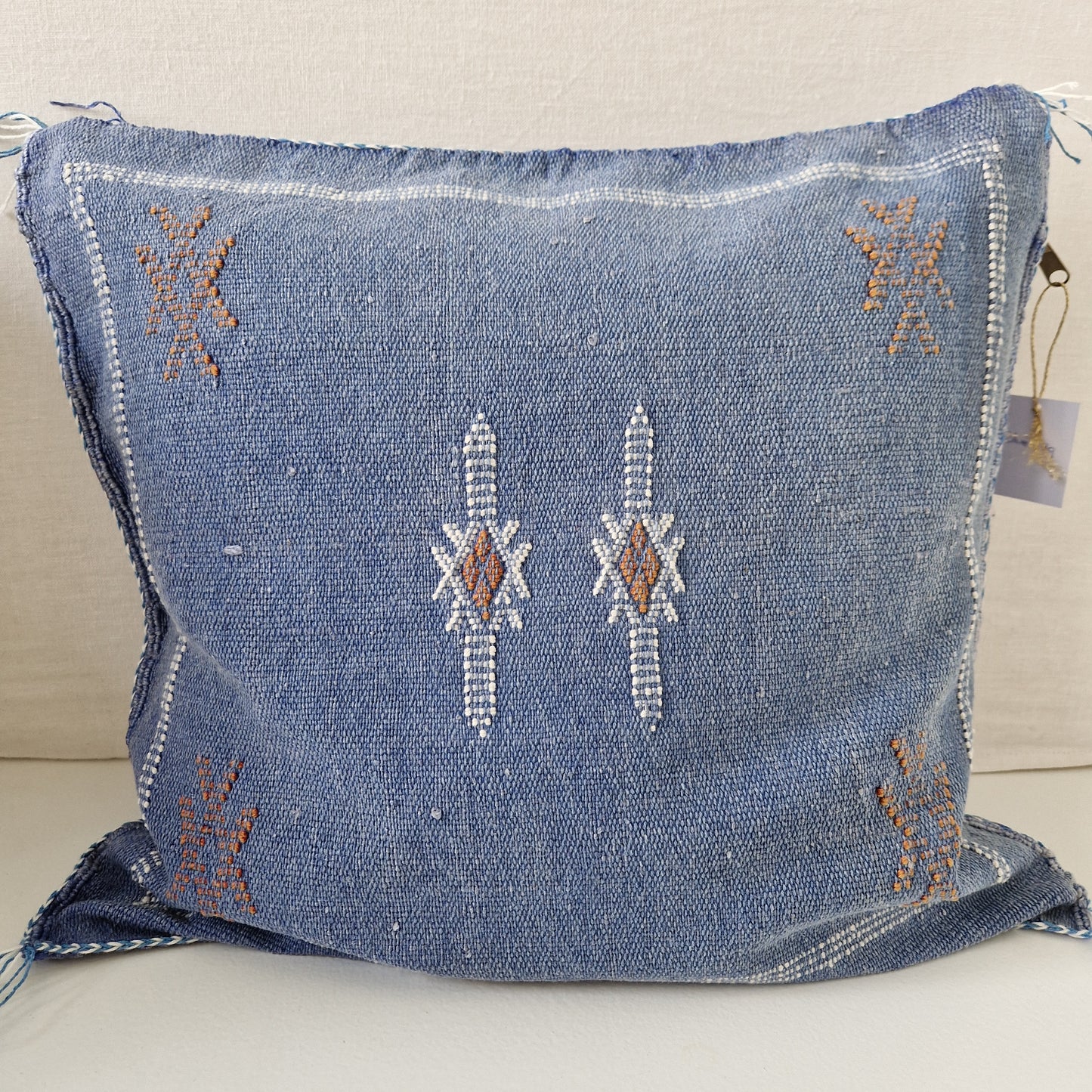 Sabra Silk cushion cover Blue