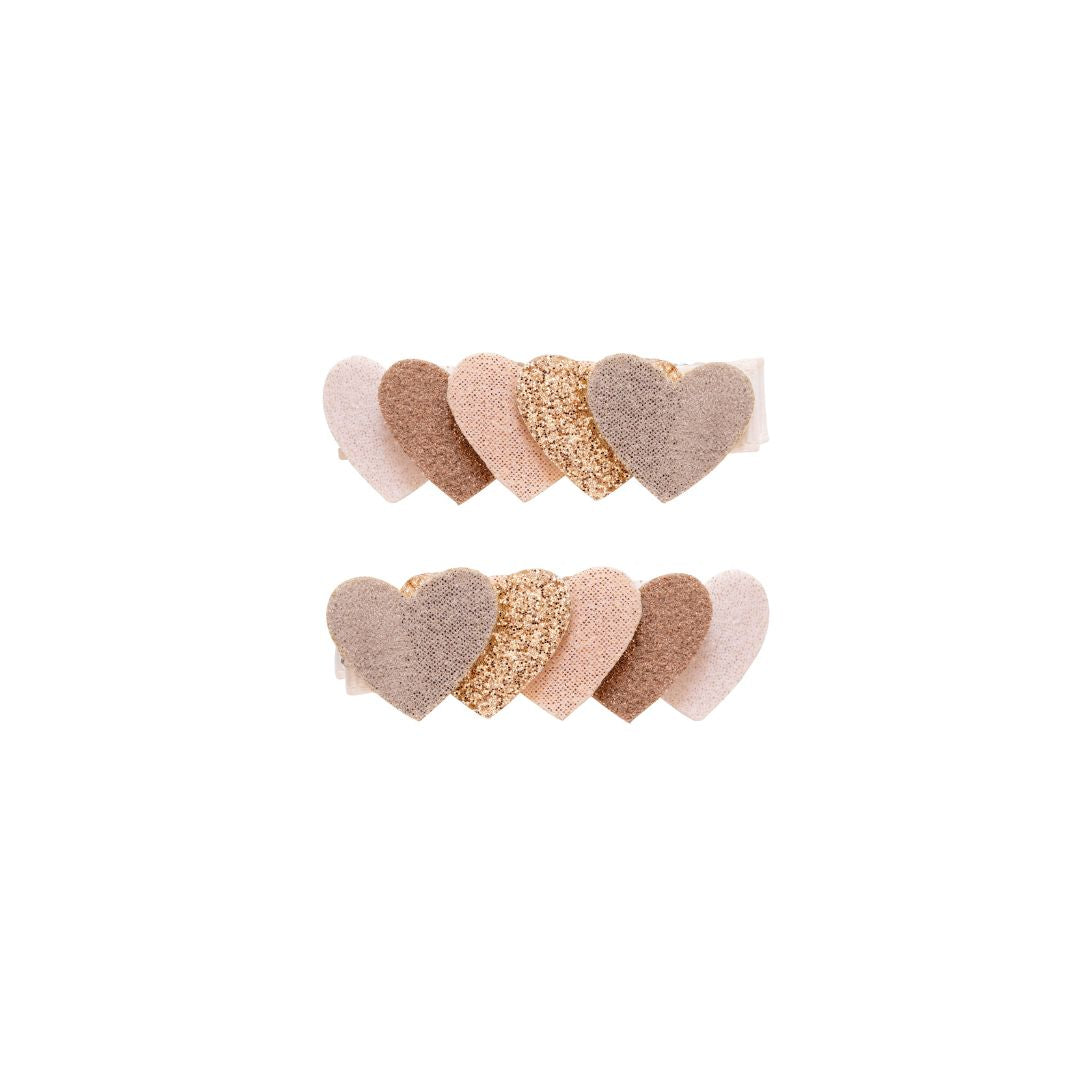 Hair Clip set Billy loves Audrey Darling, First Kiss