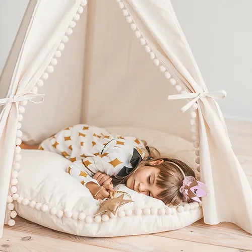 Boho Teepee with Pom Pops