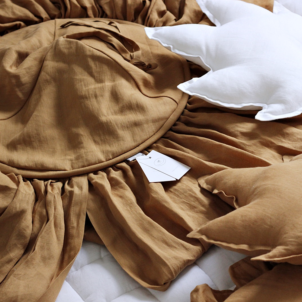 Canopy Cotton & Sweets Caramel 100% Linen
