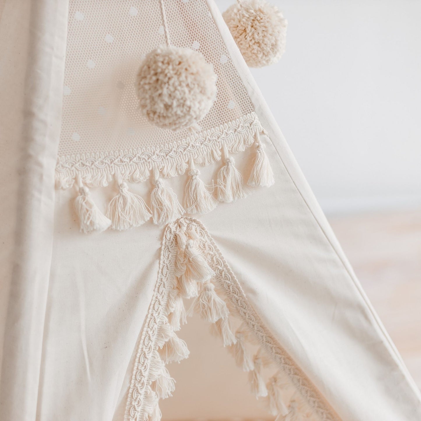 Boho Teepee with tassels