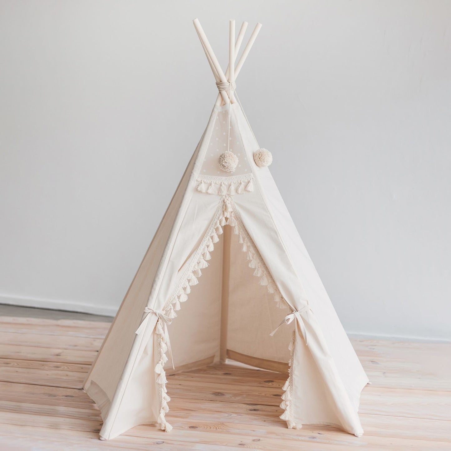 Boho Teepee with tassels