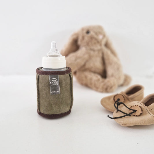 KYWIE Koozie Khaki Suede