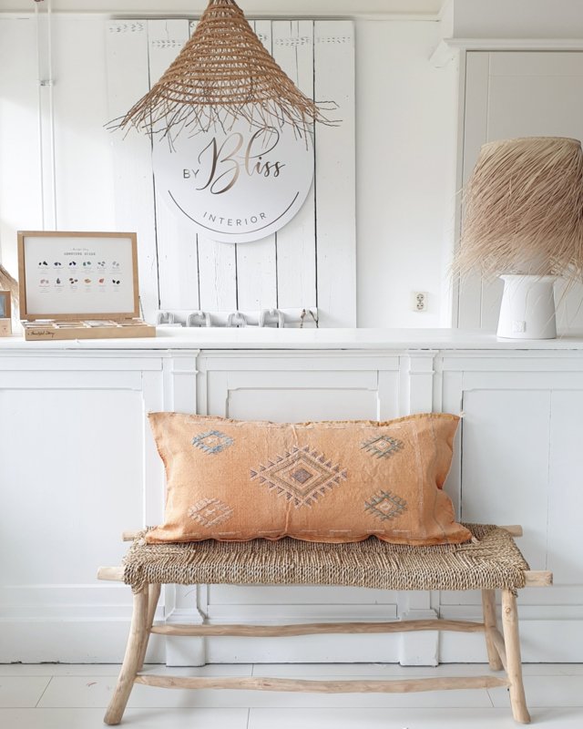Sabra Silk pillow XL Apricot