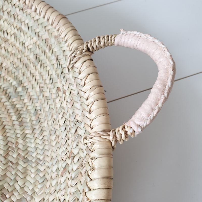 Moroccan flat basket