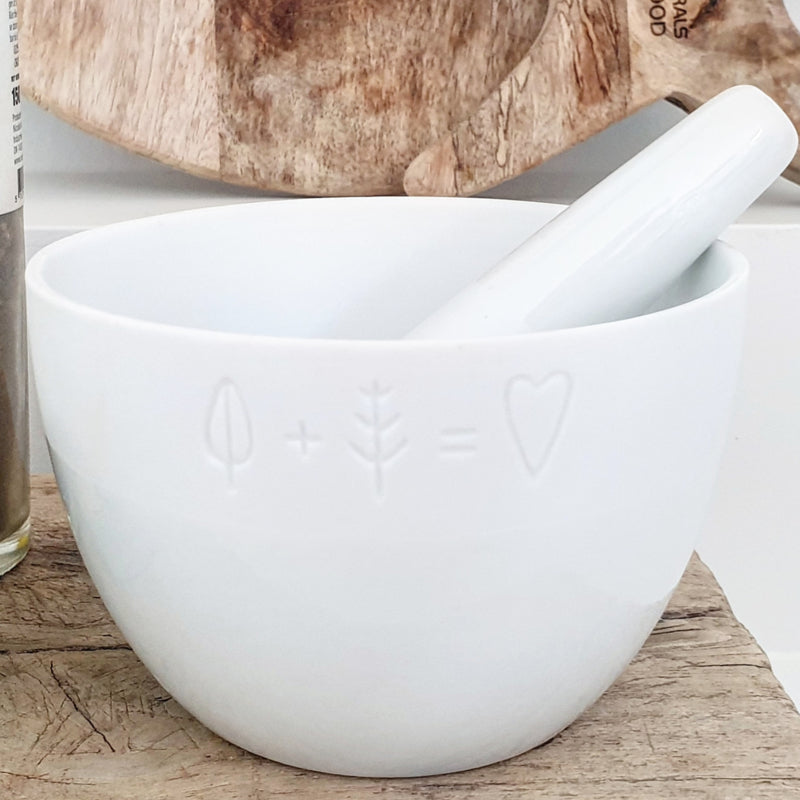 Porcelain mortar