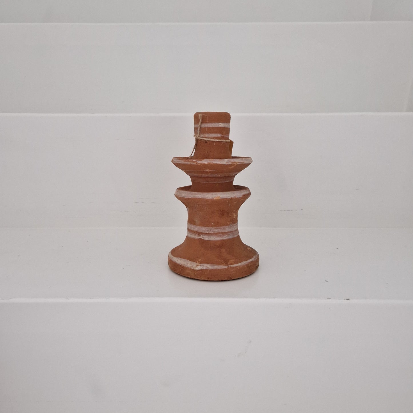 Terracotta candleholder