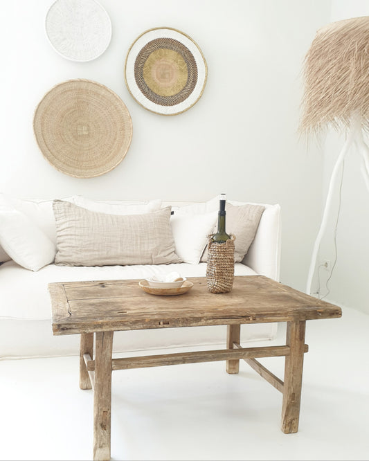 Tonga basket White medium