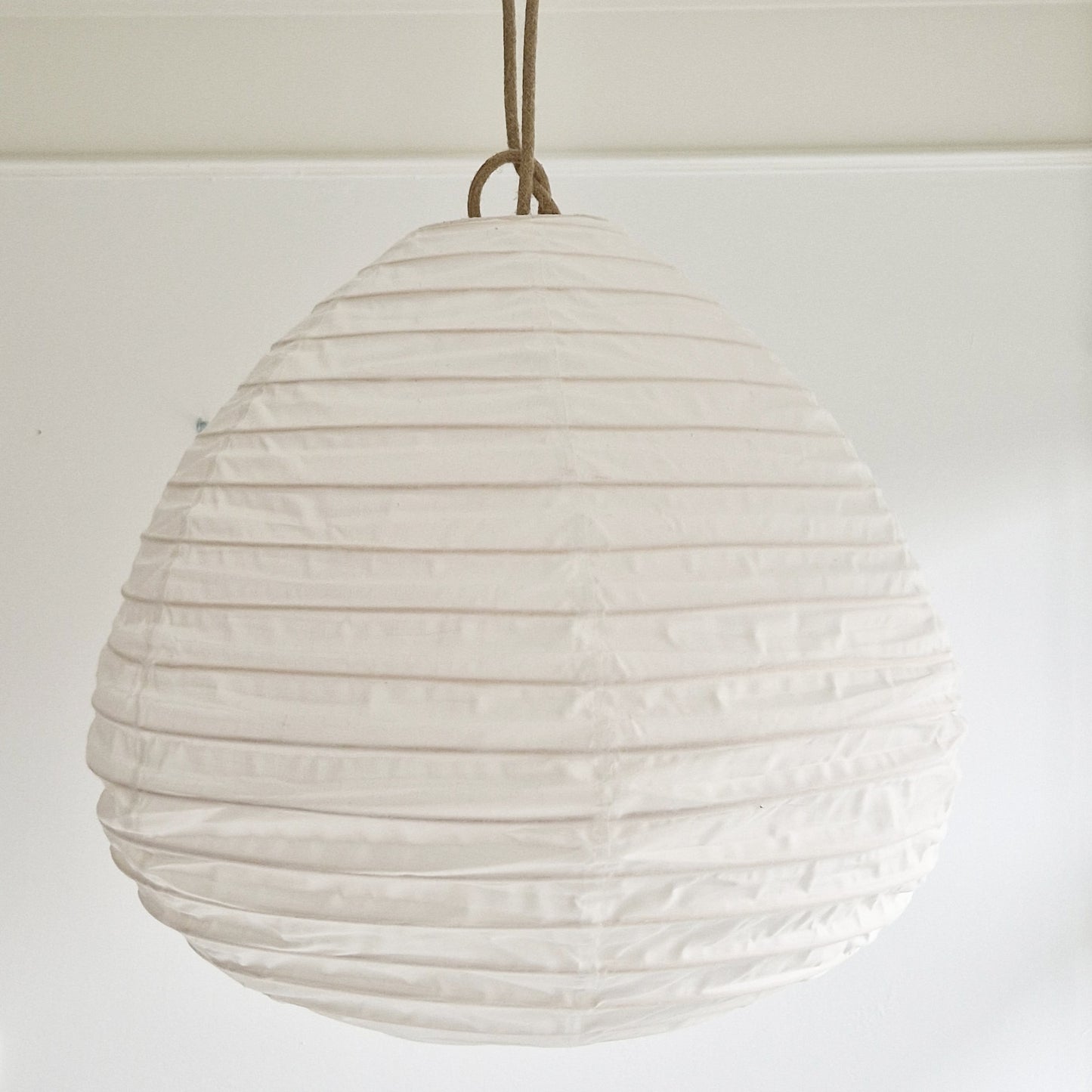 Wit katoenen Lampion hanglamp