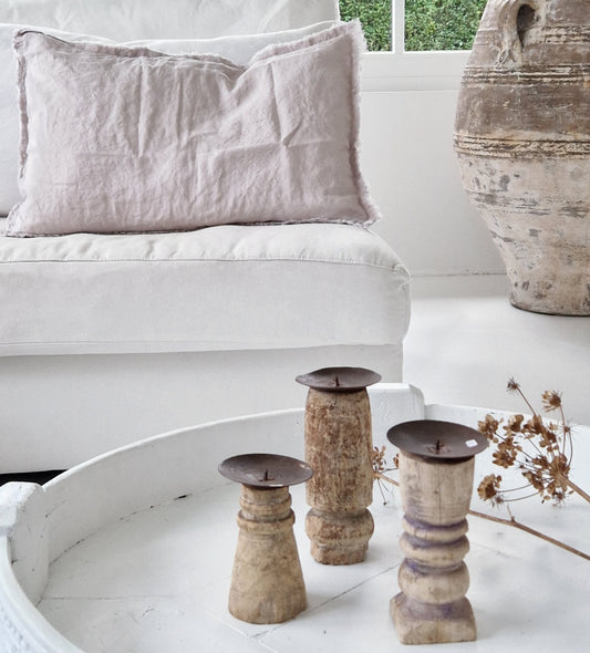 Linen cushion cover Malaga Sand 40x60