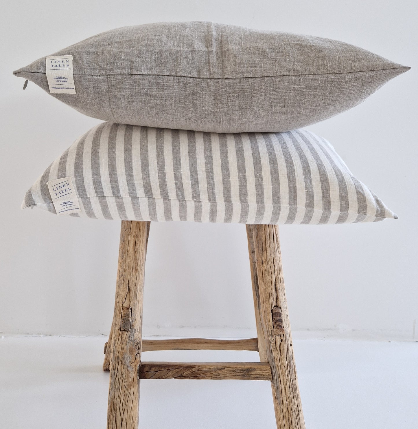 Linen cushion cover Natural 50x50