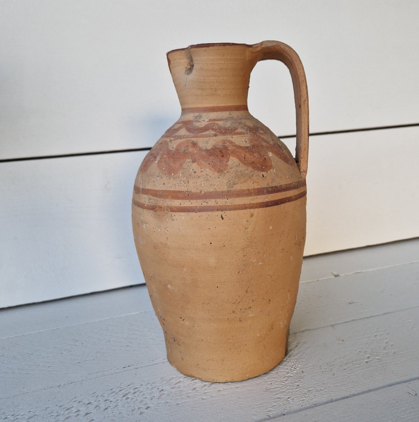 Old pottery jug large