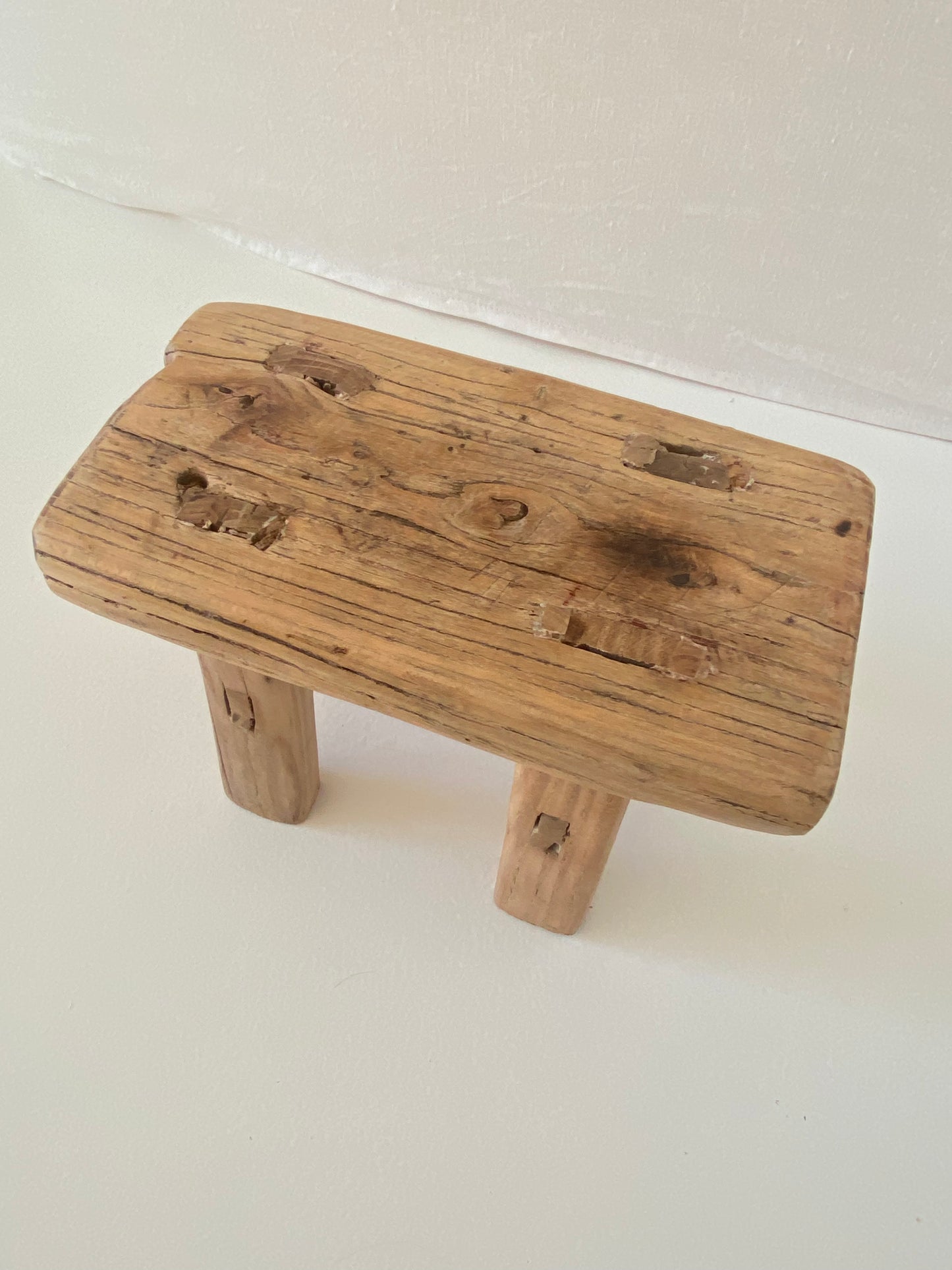 Wooden mini stool #2 26x14,5x17cm