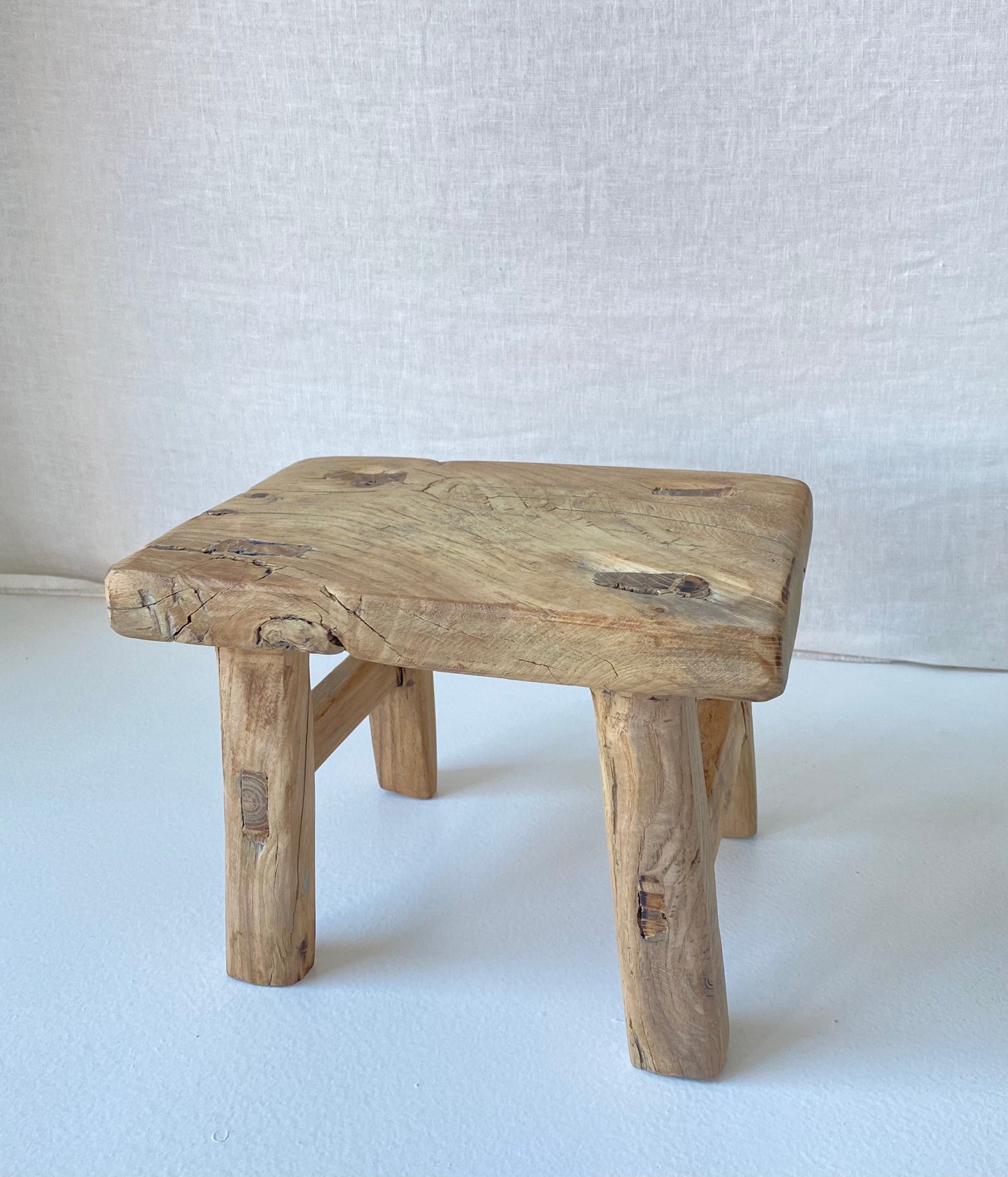 Wooden mini stool #3 25,5x17x19cm