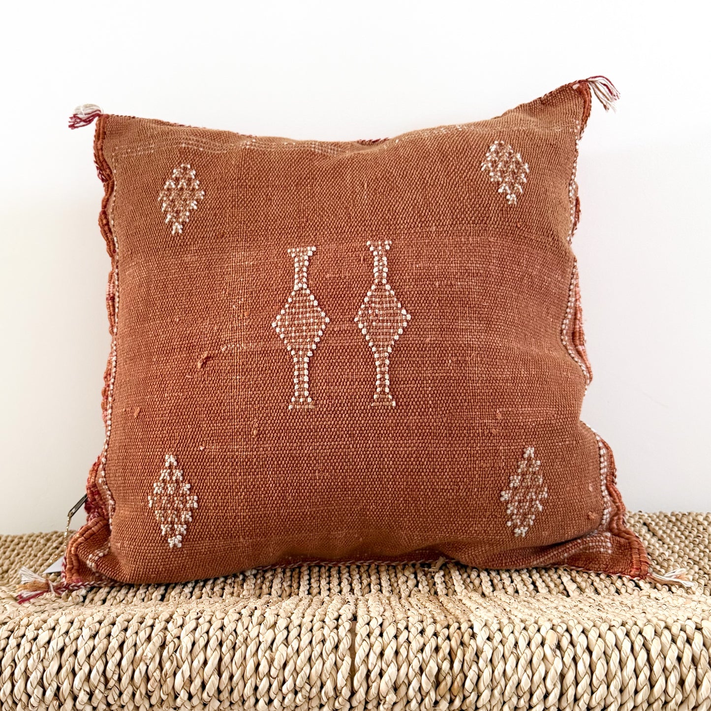 Unieke Marokkaanse Sabra Silk kussenhoes Desert Collection No. 06