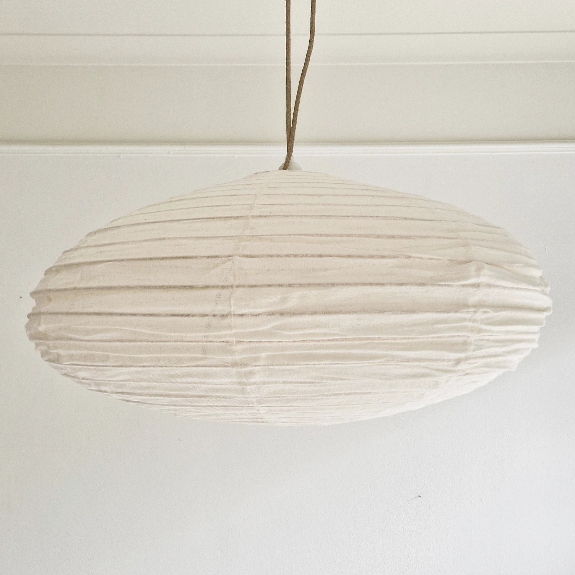 Linnen lampion lamp Ufo Off-white in diameter 80cm