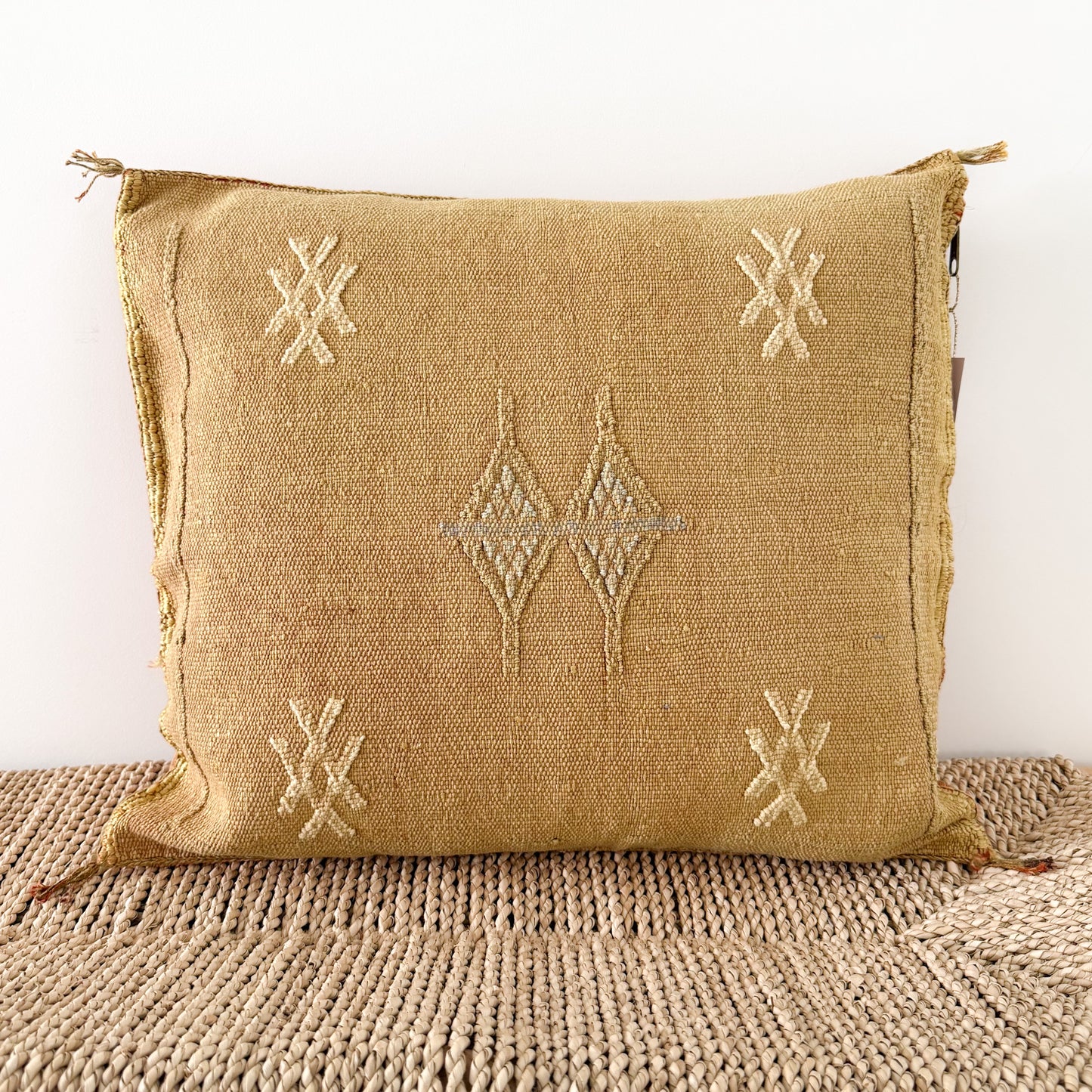 Marokkaans Sabra Silk kussen Golden Dune No. 03