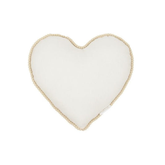 Cotton & Sweets Mini heart pillow with bubble Vanilla