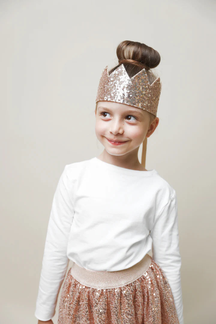 Sequin Crown Billy loves Audrey Victoria Vintage rose