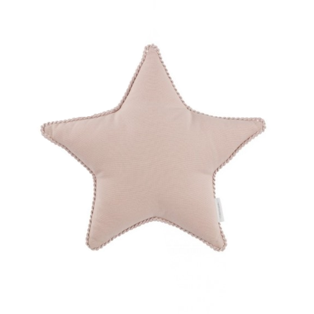 Cotton & Sweets Mini star pillow with bubble Powder Pink