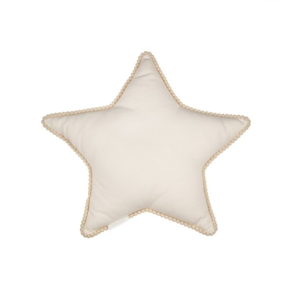 Cotton & Sweets Mini star pillow with bubble Vanilla