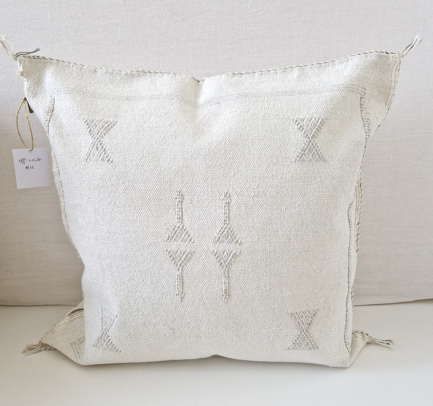 Sabra Silk cushion cover Off-White