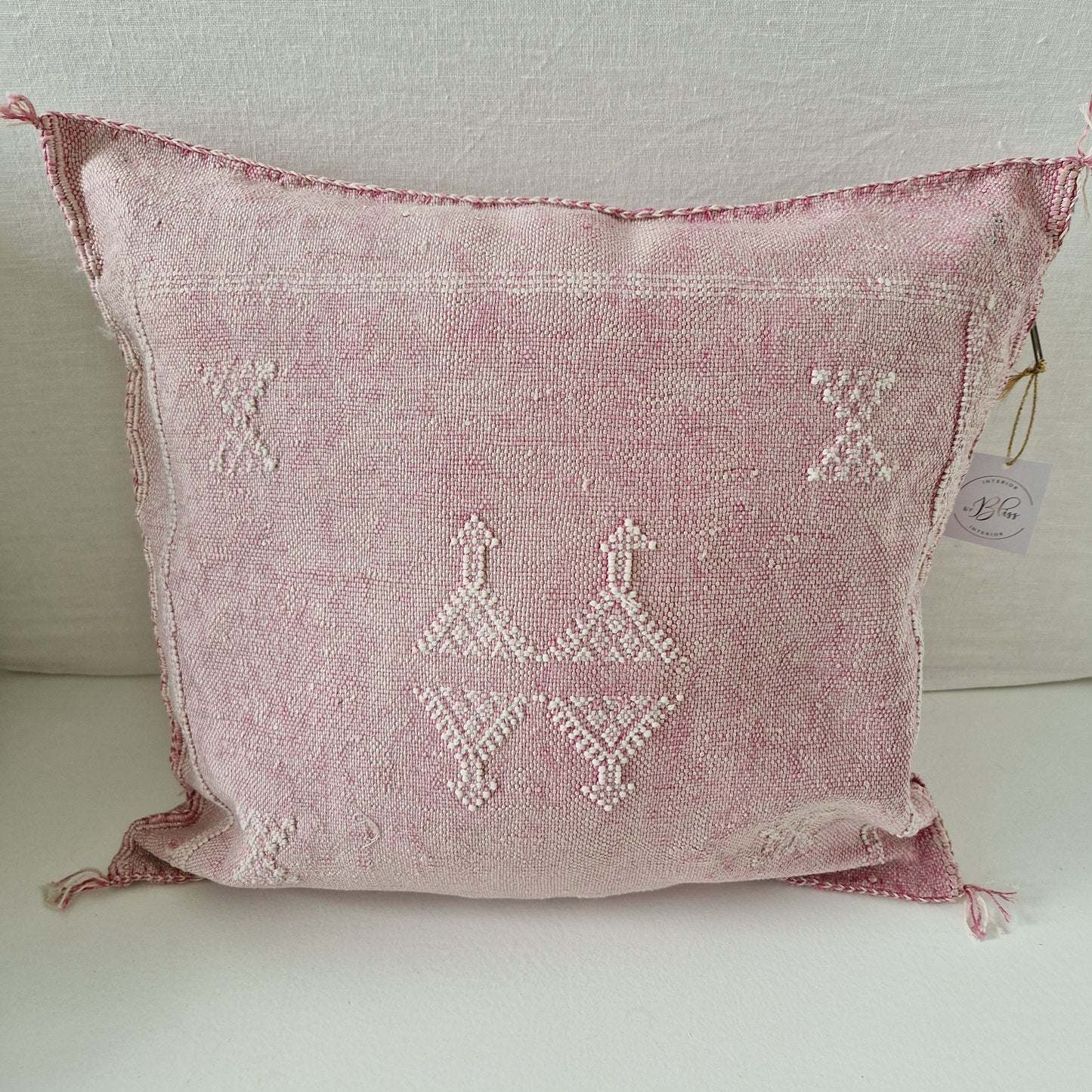 Sabra Silk cushion cover Pink