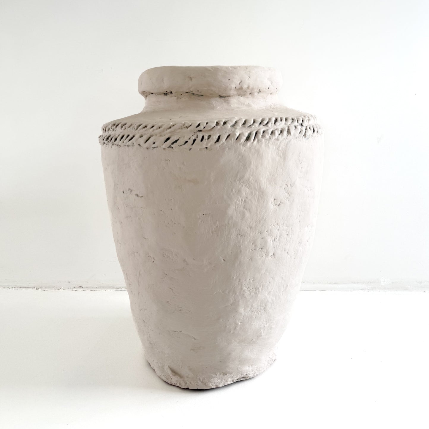 XL aardewerk pot in Mushroom