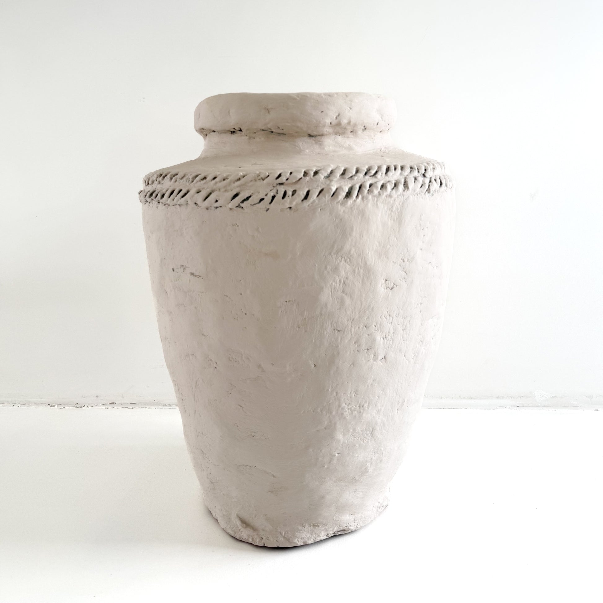XL aardewerk pot in Mushroom