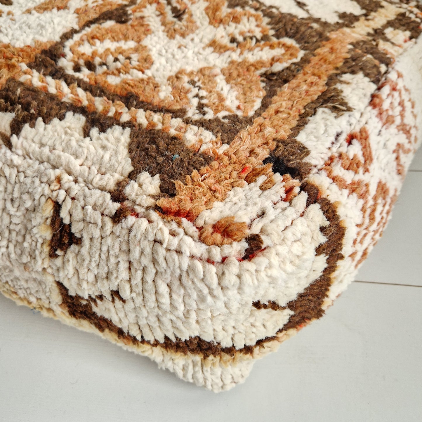 Moroccan Vintage Kelim Floor Cushion #5