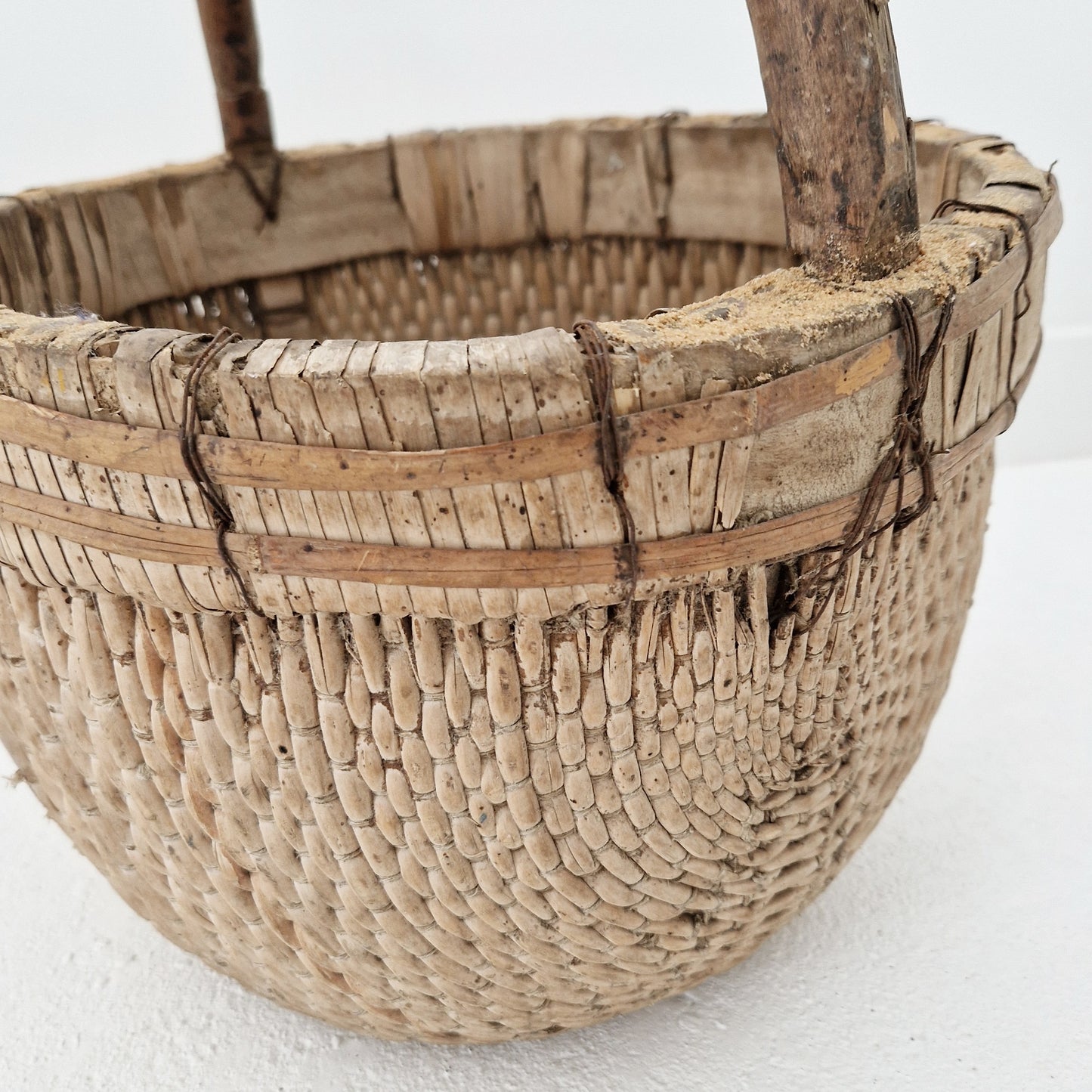 Ancient Chinese picking basket