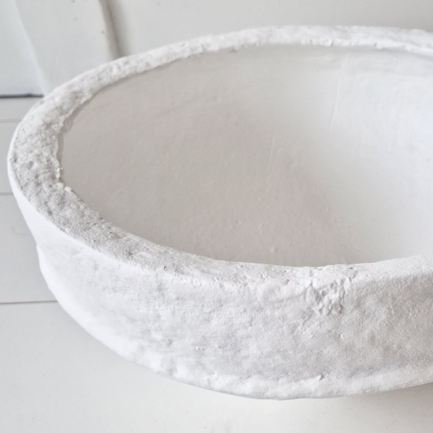 Papier-mâché bowl White Ø39cm