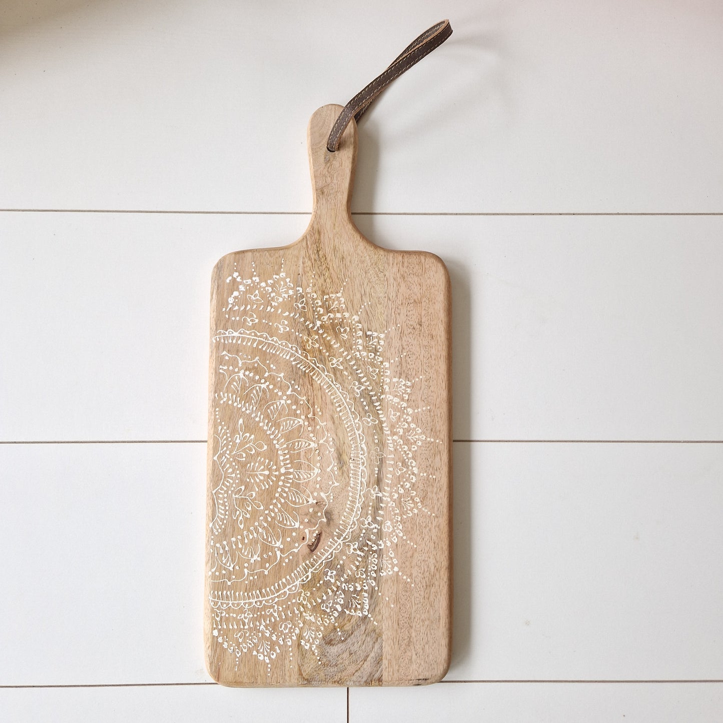 Wooden cutting board Mandala