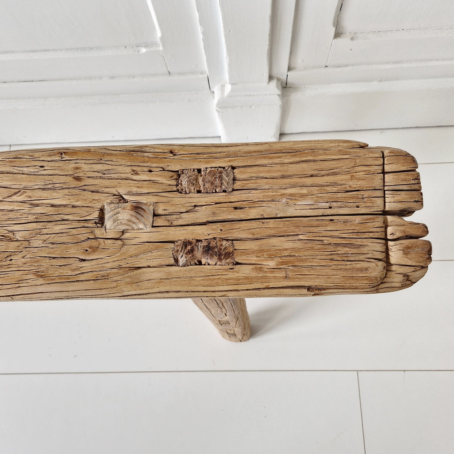 Old wooden bench #4 (127cm)