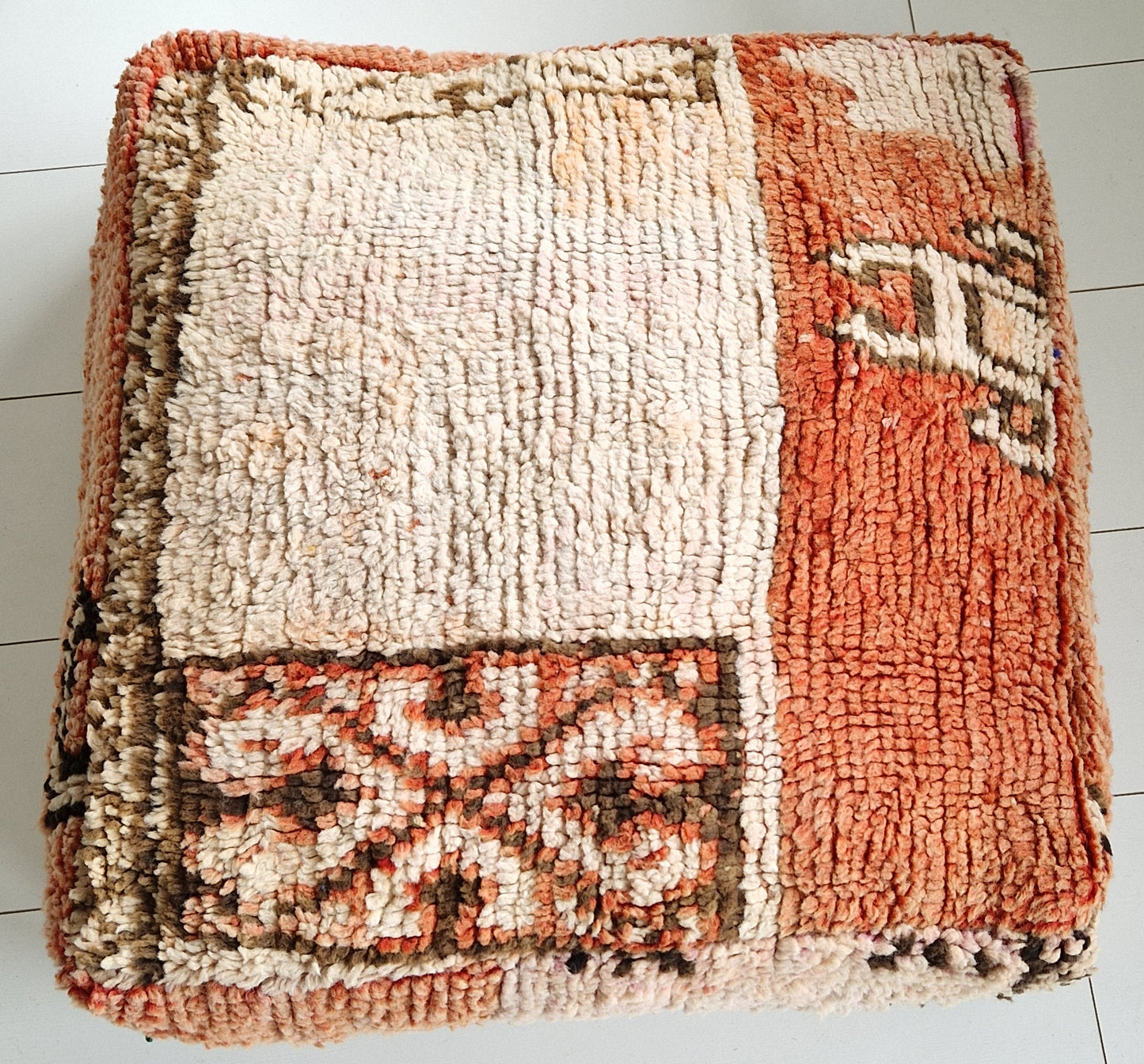 Moroccan Vintage Kelim Floor Cushion #3
