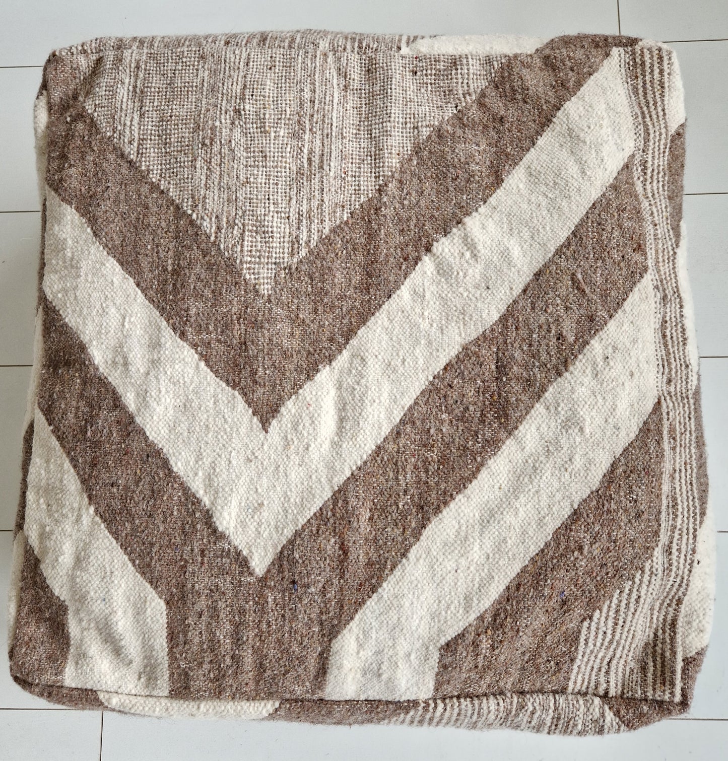 Moroccan Vintage Kelim Floor Cushion #6