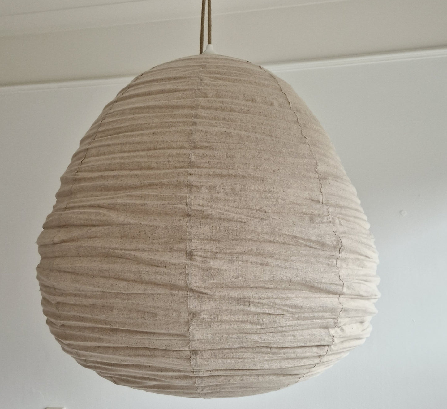 Lantern lamp Natural linen